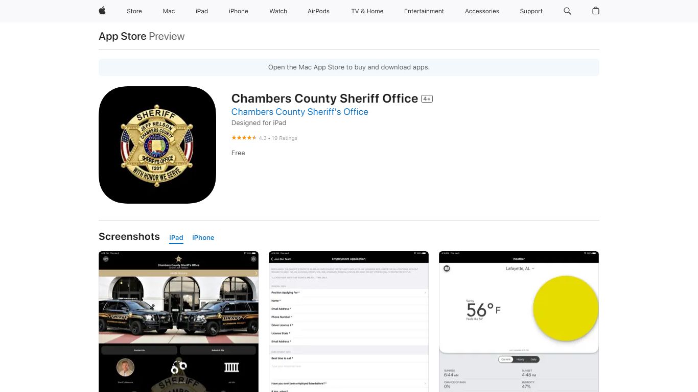 Chambers County Sheriff Office 4+ - App Store